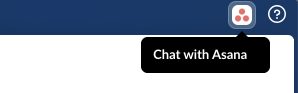 Chat with Asana icon