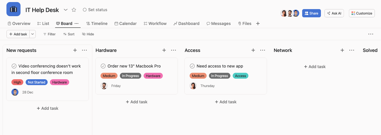 Creating a rule in board view.gif
