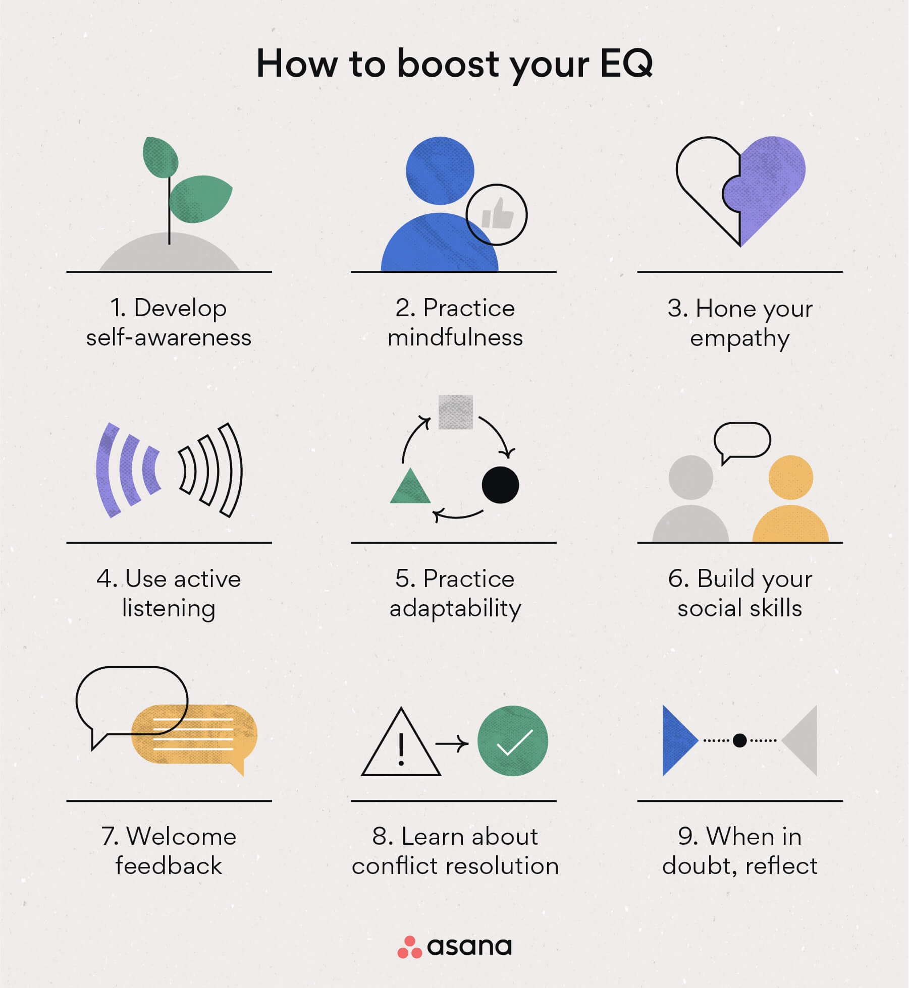 [inline illustration] 9 tips to boost your EQ (infographic)