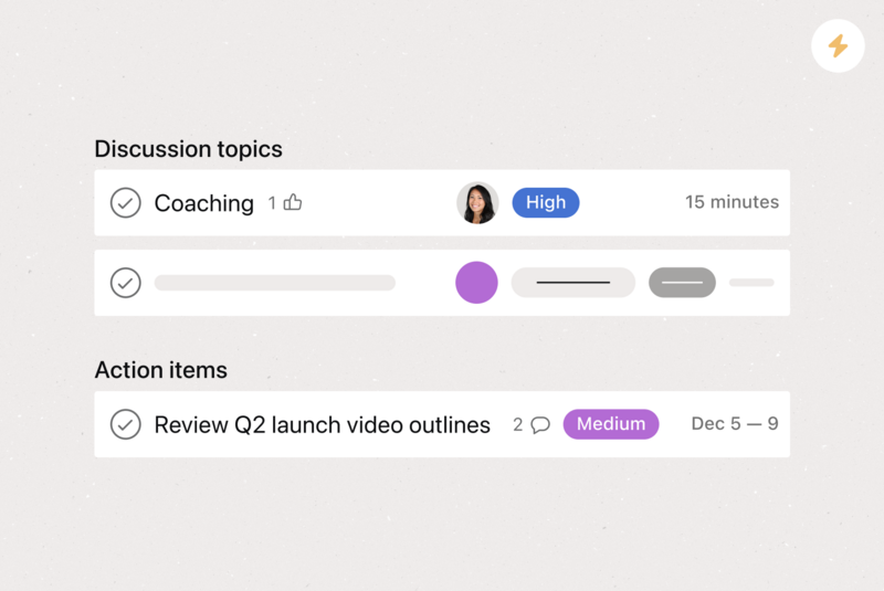 Free Oneonone 11 Meeting Template for Managers [2023] • Asana