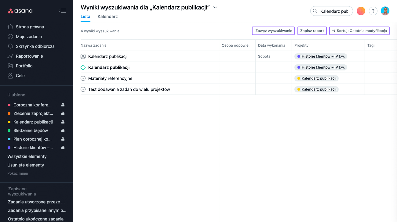 wyniki wyszukiwania