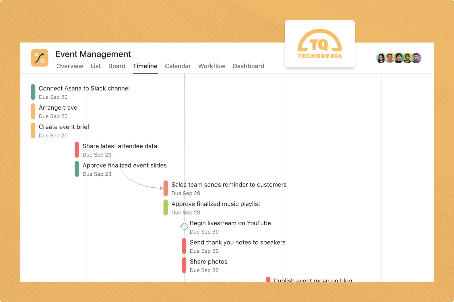 Techqueria uses Asana for their event management workflow
