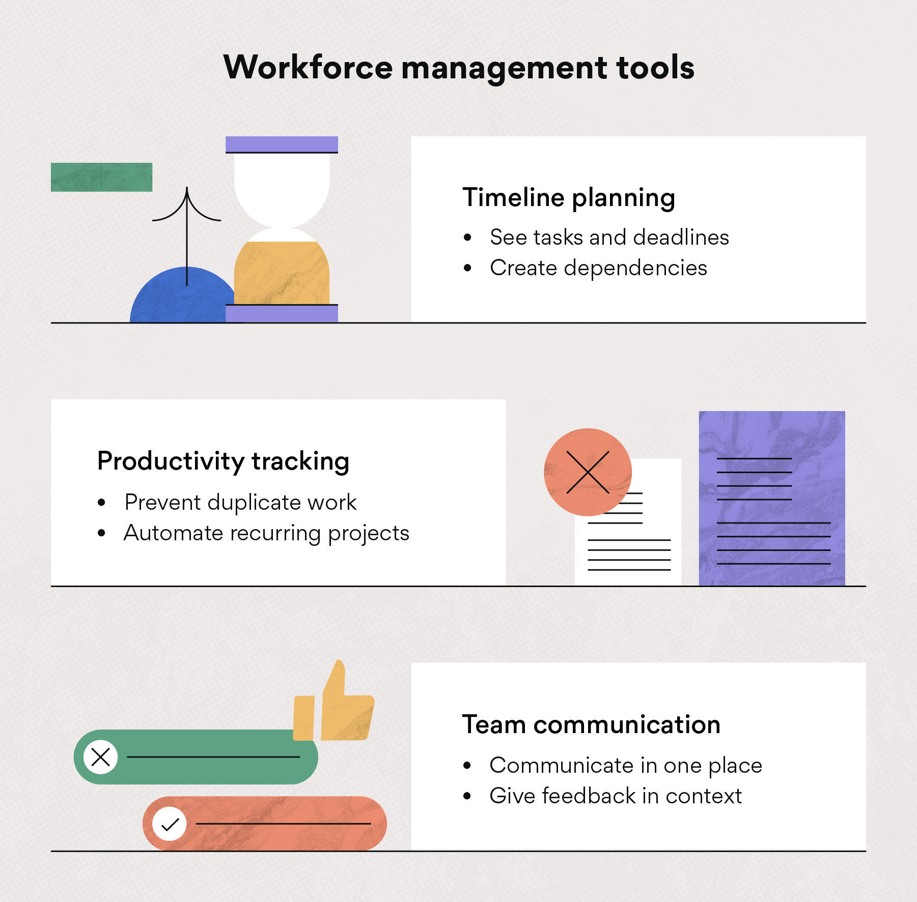 Workforce management tools