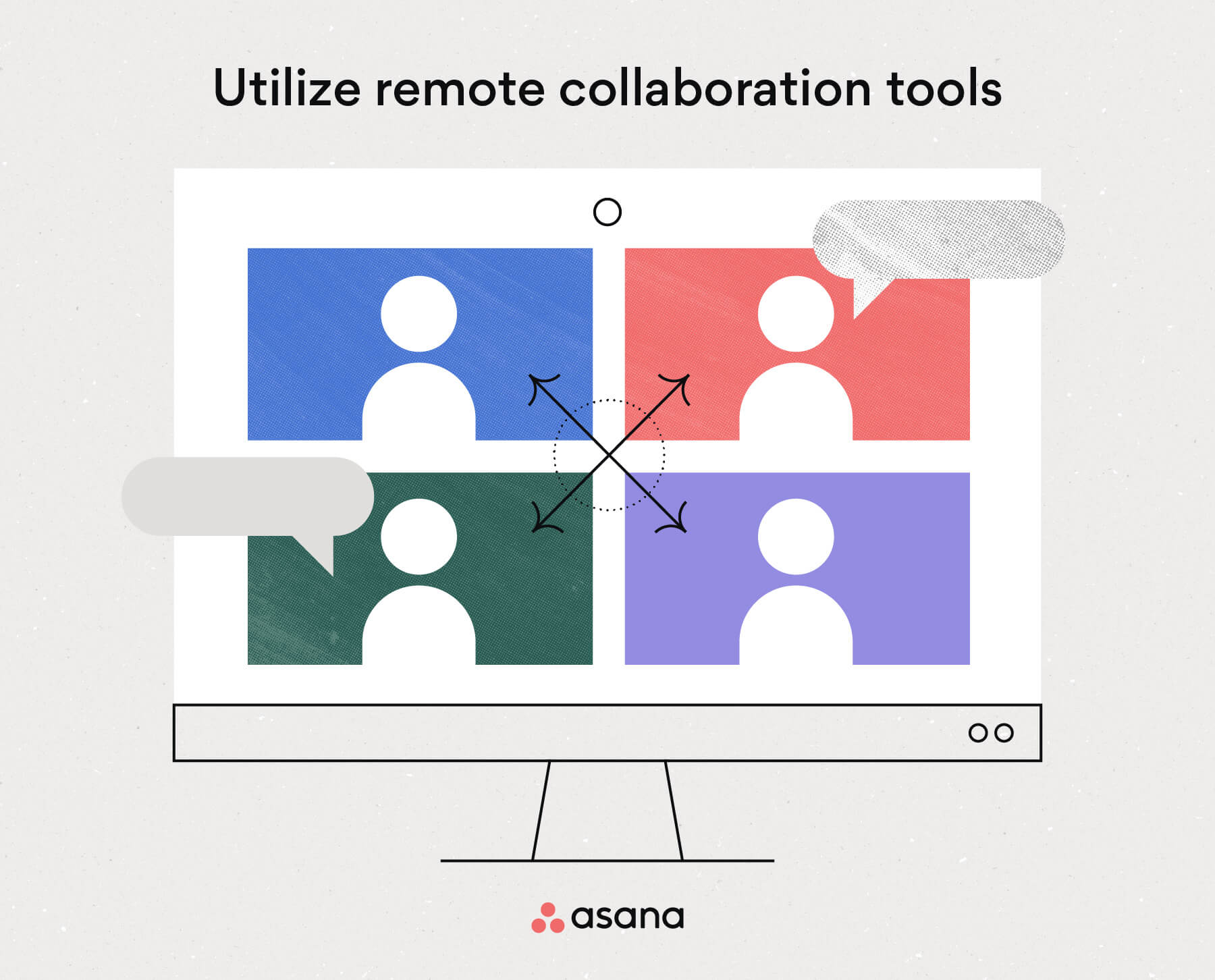 [inline illustration] Utilize remote collaboration tools (abstract)