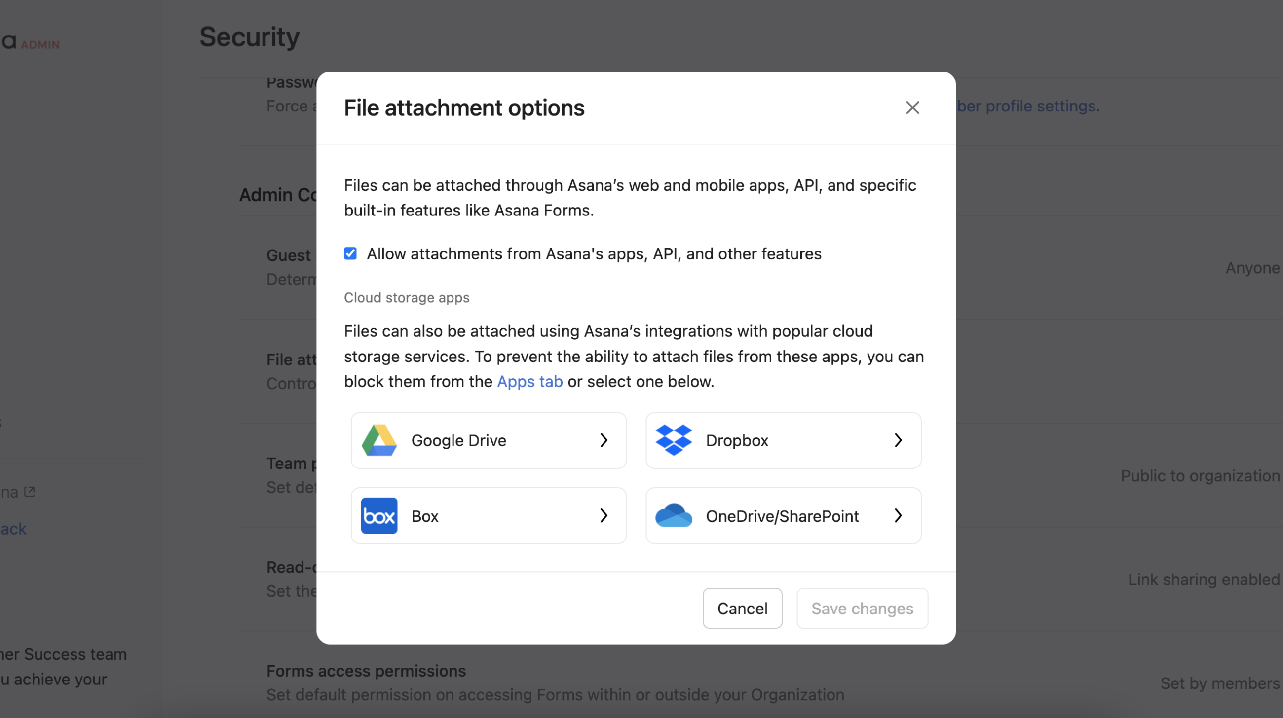 File attachment options 2