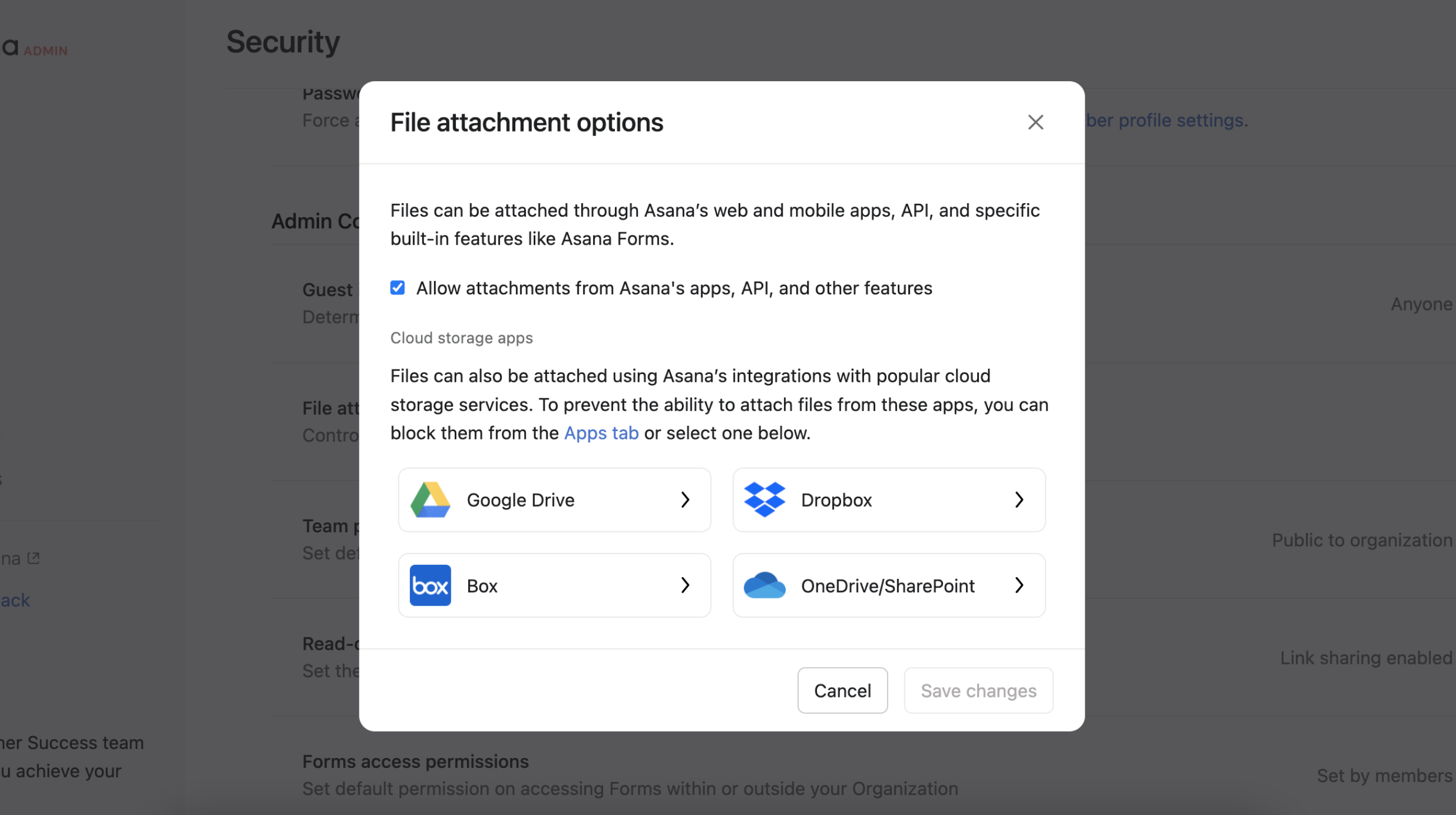 Admin security controls : Platinum Partner