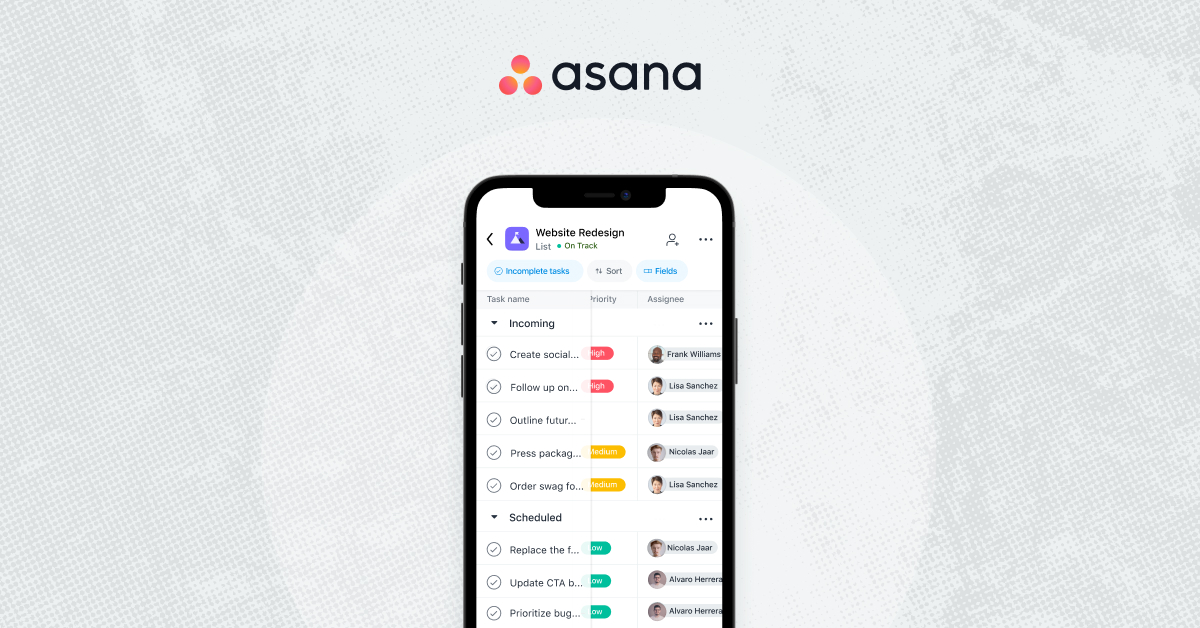 asana project management software free download
