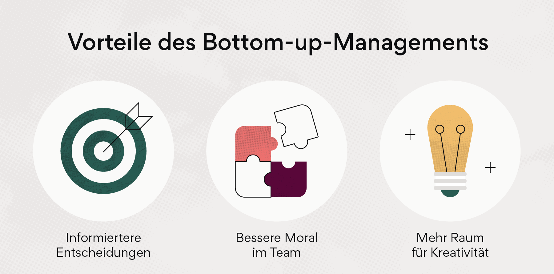 Vorteile des Bottom-Up-Managements
