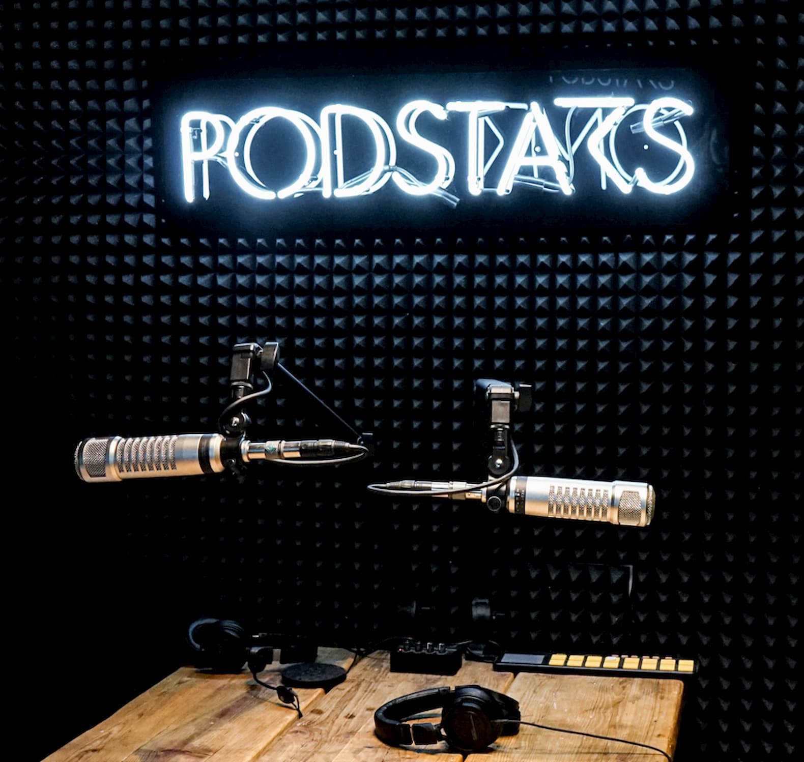 Das Podcast-Studio von Podstars