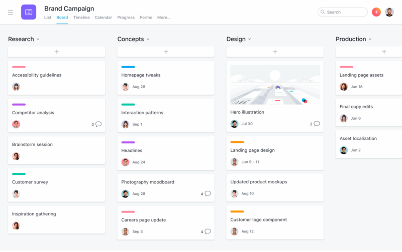 best gantt chart for asana