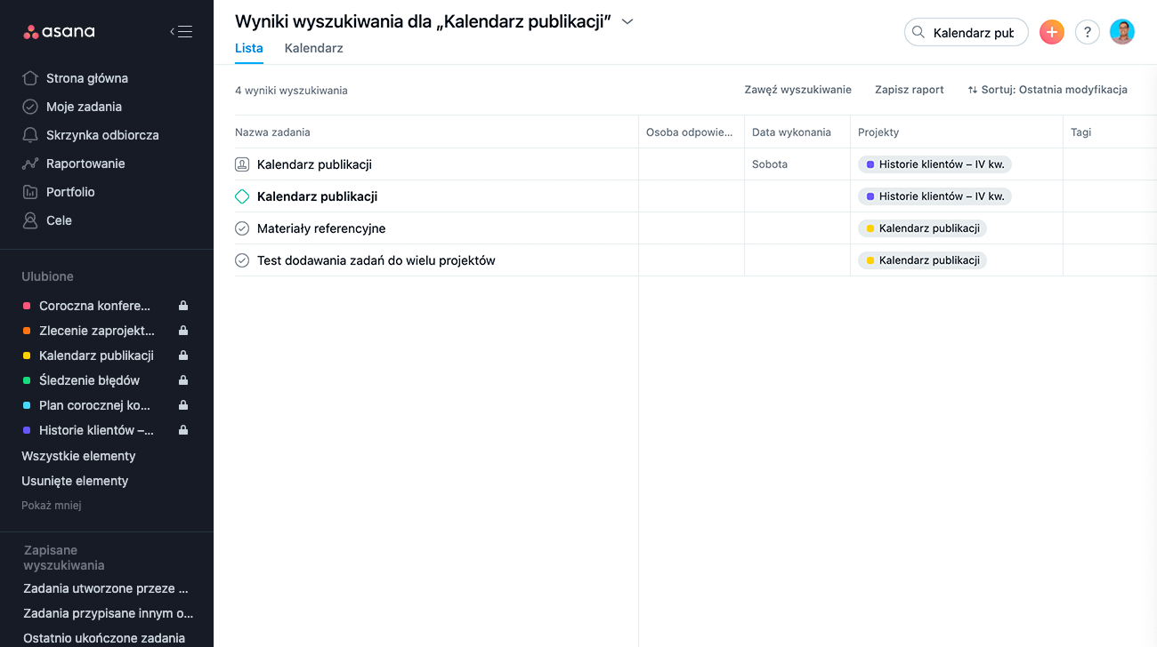 wyniki wyszukiwania