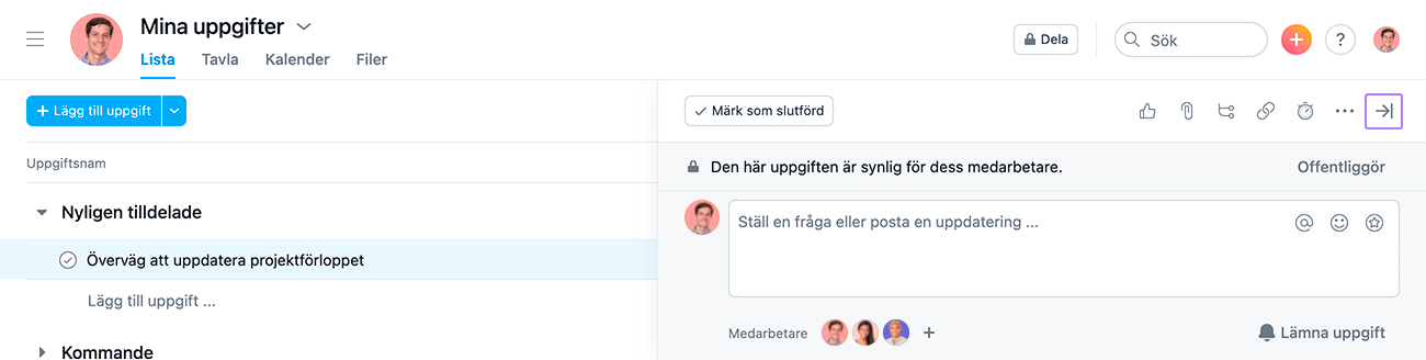 minimera höger fönster