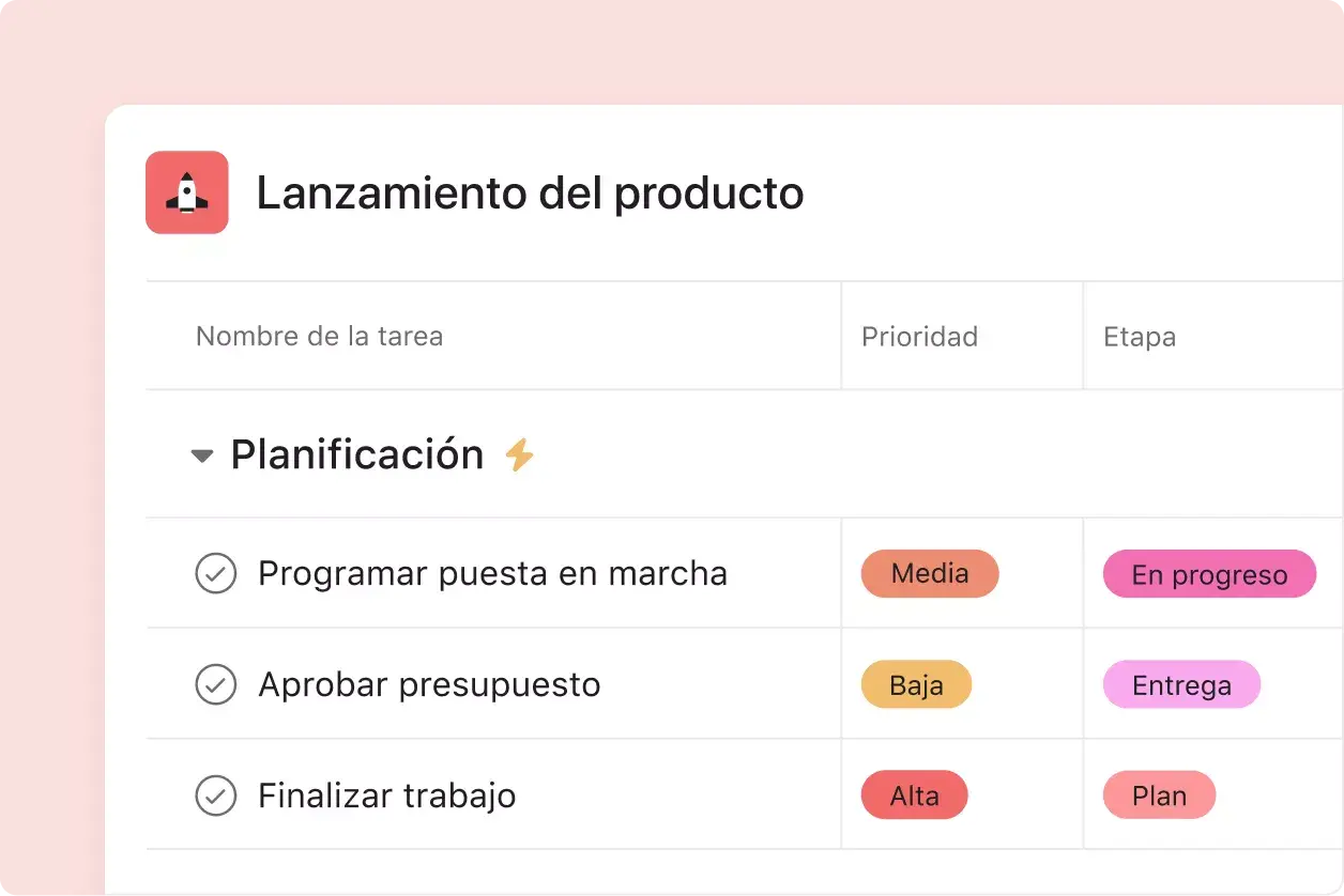 gestiona campañas en Asana