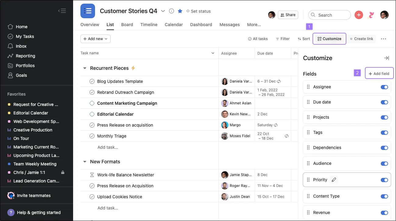 custom field currency