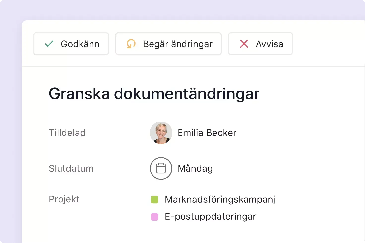 Gör granskningar mer effektiva i Asana