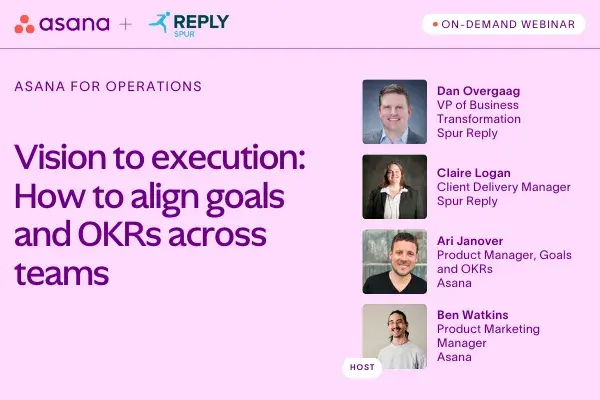 [Event Card] Vision to execution: How to align goals and OKRs across teams
