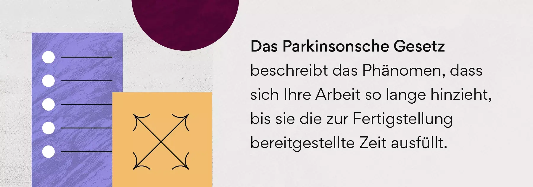 Was versteht man unter dem Parkinsonschen Gesetz?