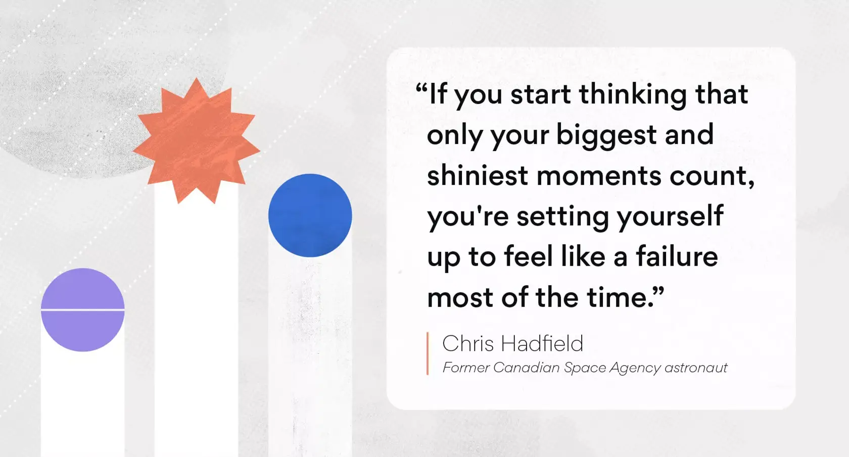 Citação de Chris Hadfield