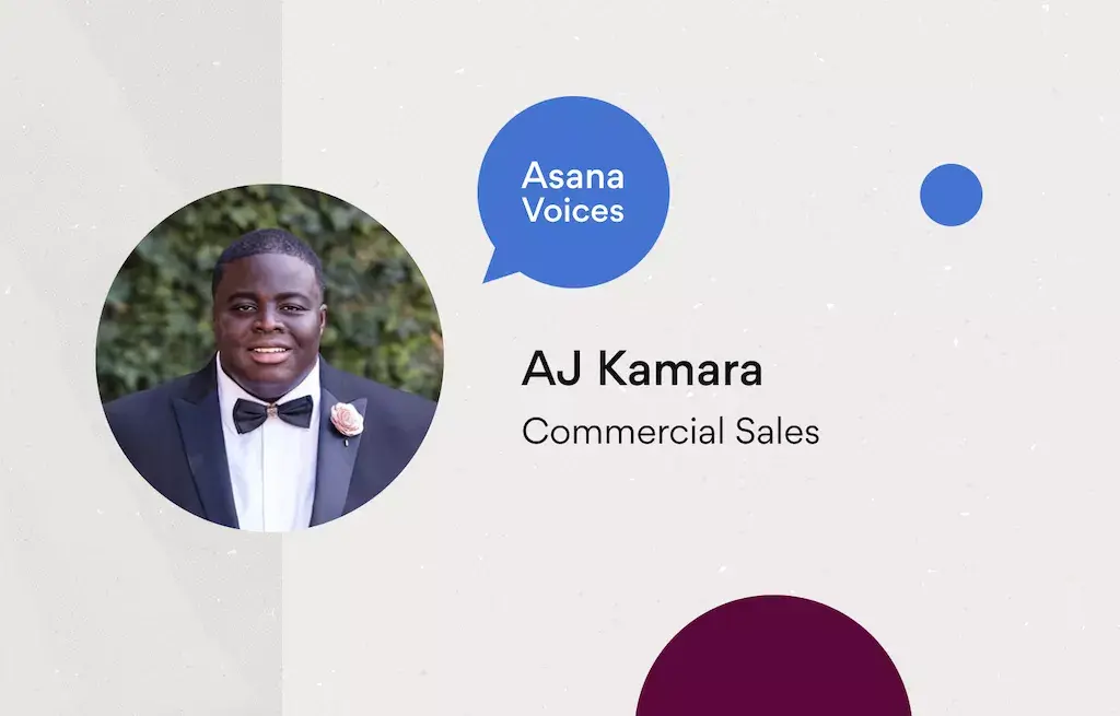 Asana Voices: Meet AJ Kamara - Employee-Spotlight