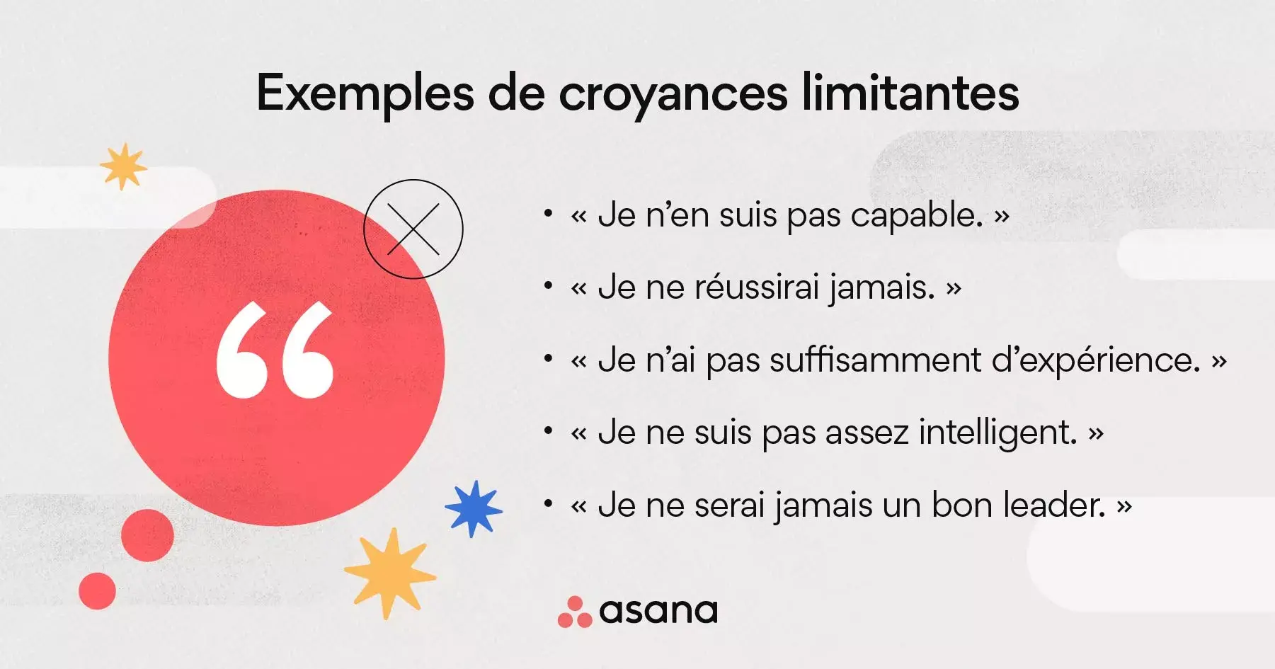 Exemples de croyances limitantes