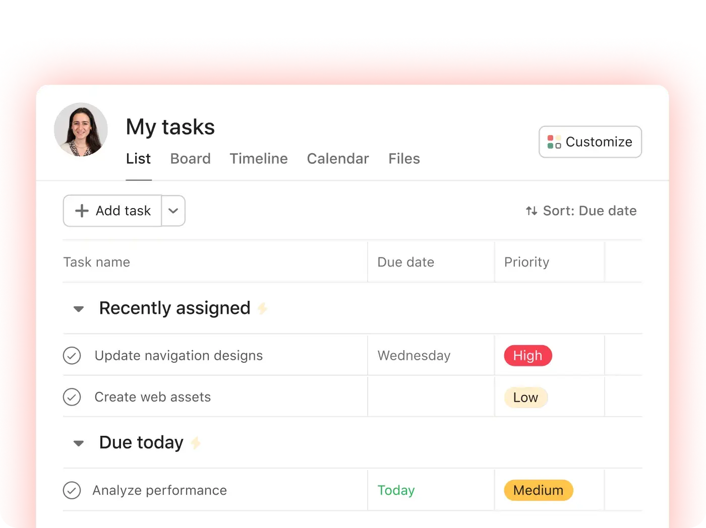 Improve productivity
