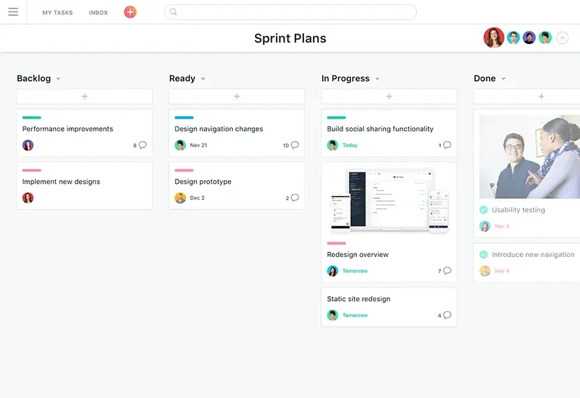 [Uses] Agile Management - Create agile sprint plans (Image)