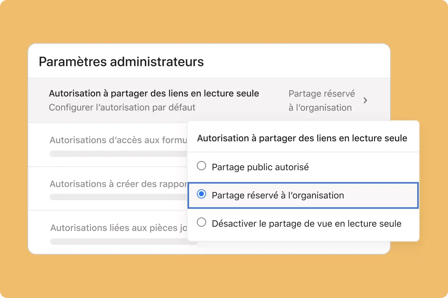 Administration et sécurité