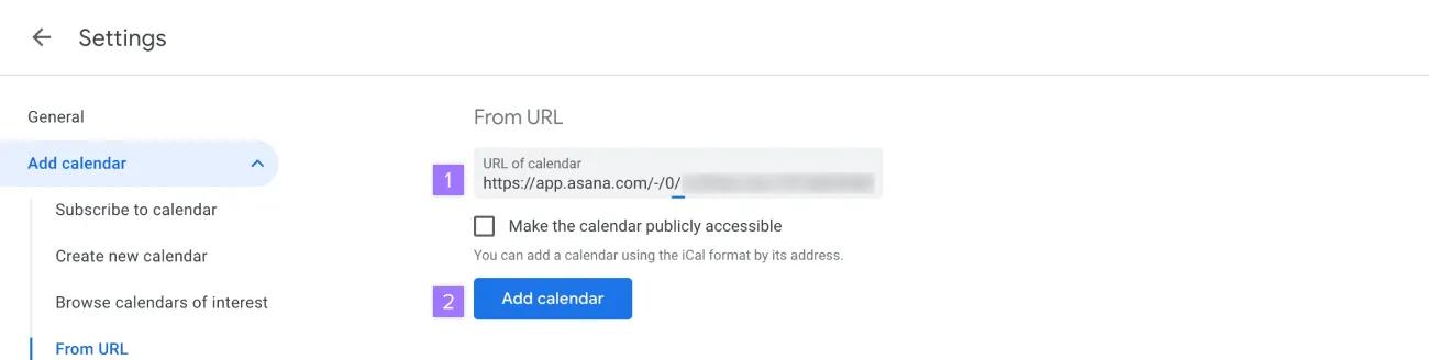 Add Calendar