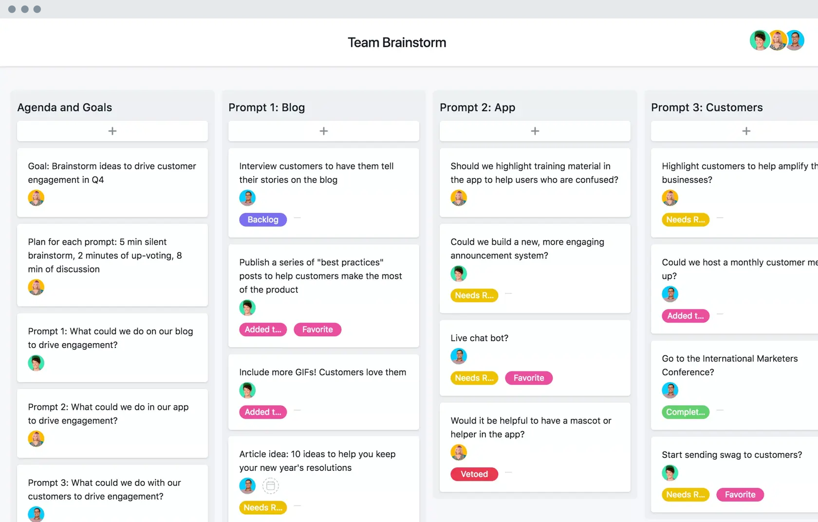 Free Team Brainstorm Template [2023] • Asana