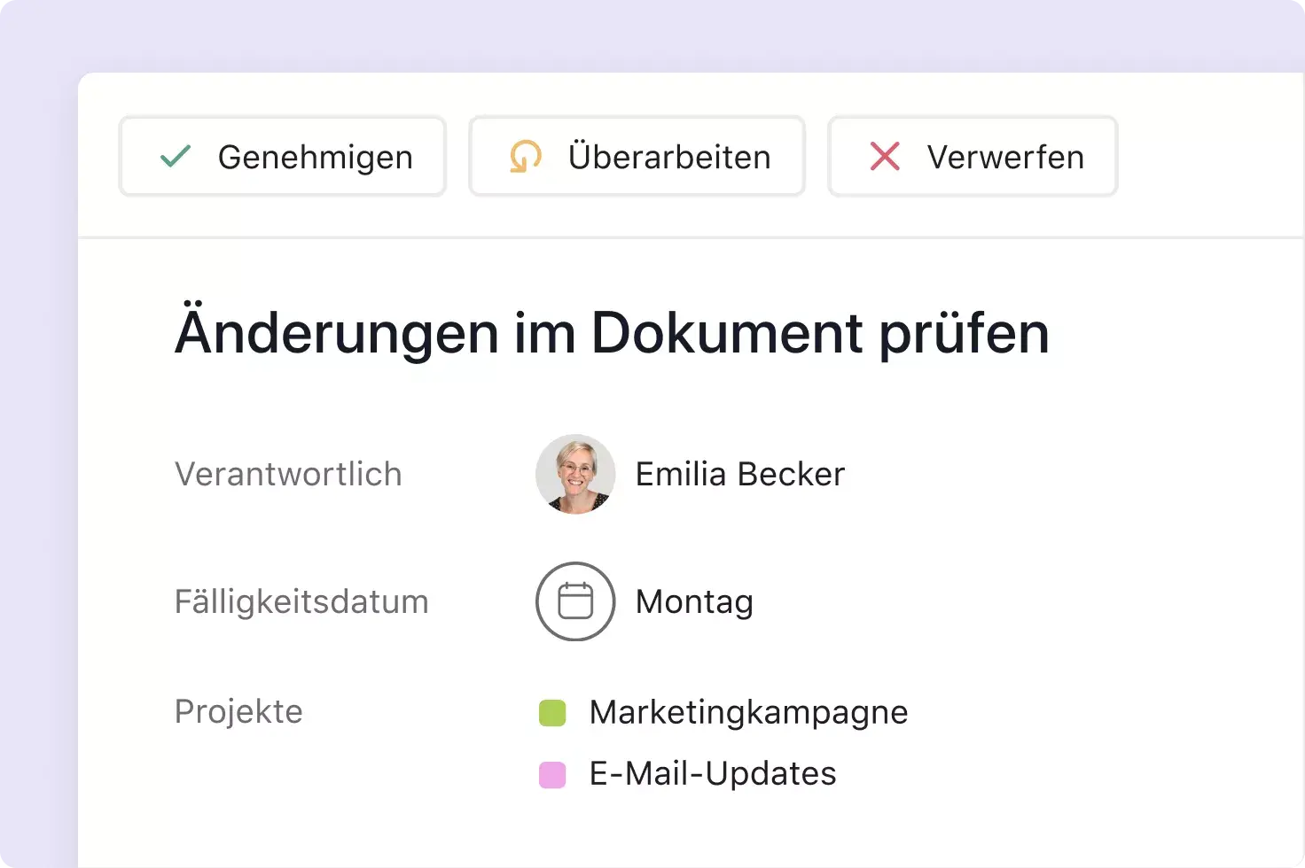 Prüfungen in Asana beschleunigen