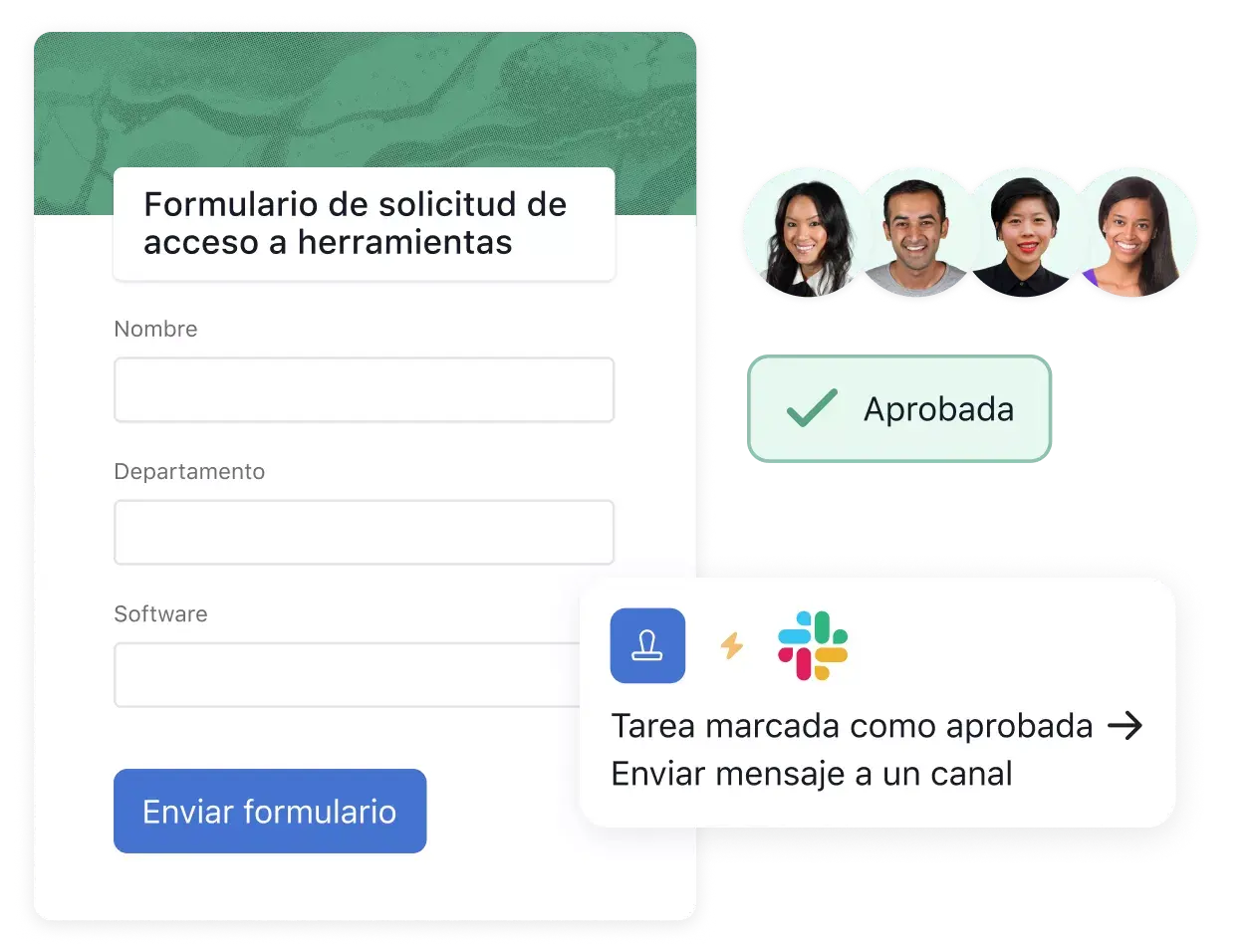 Seguimiento de solicitudes de trabajo en Asana