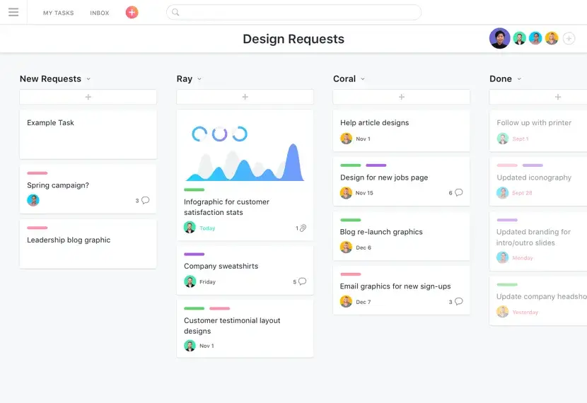 Asana Product Screenshot