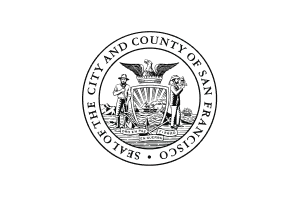 Logo van het zegel van de stad en provincie San Francisco