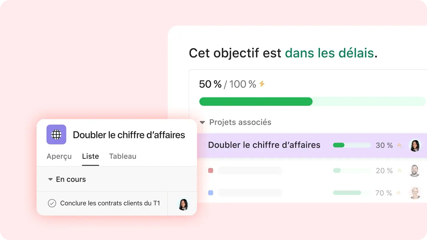 Définissez et suivez des objectifs à l’échelle de votre organisation - Image