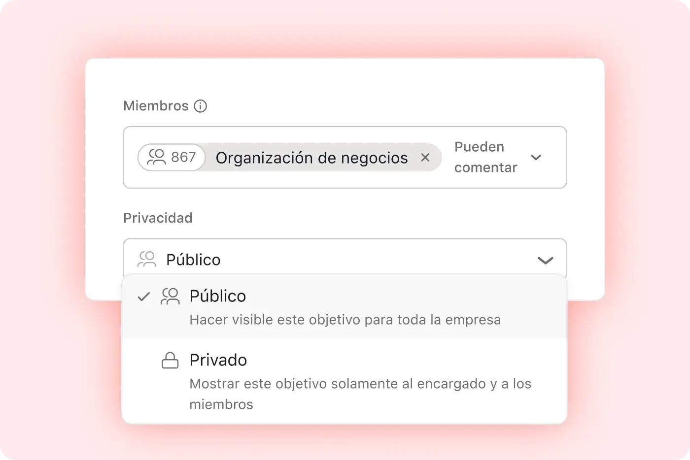 Ícono Comparte de forma segura