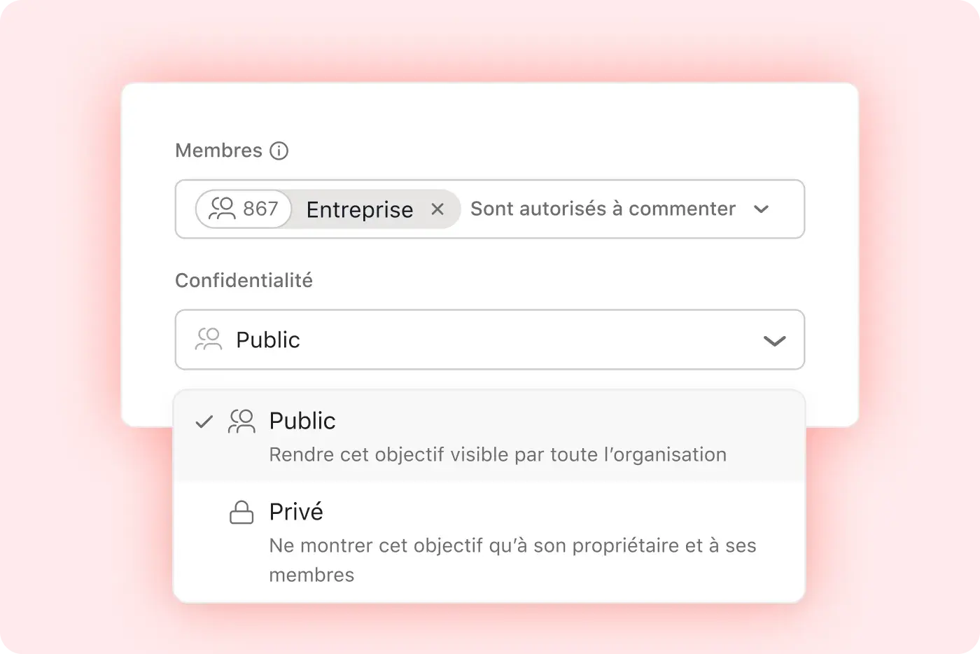 Icône Communiquez des informations en toute sécurité