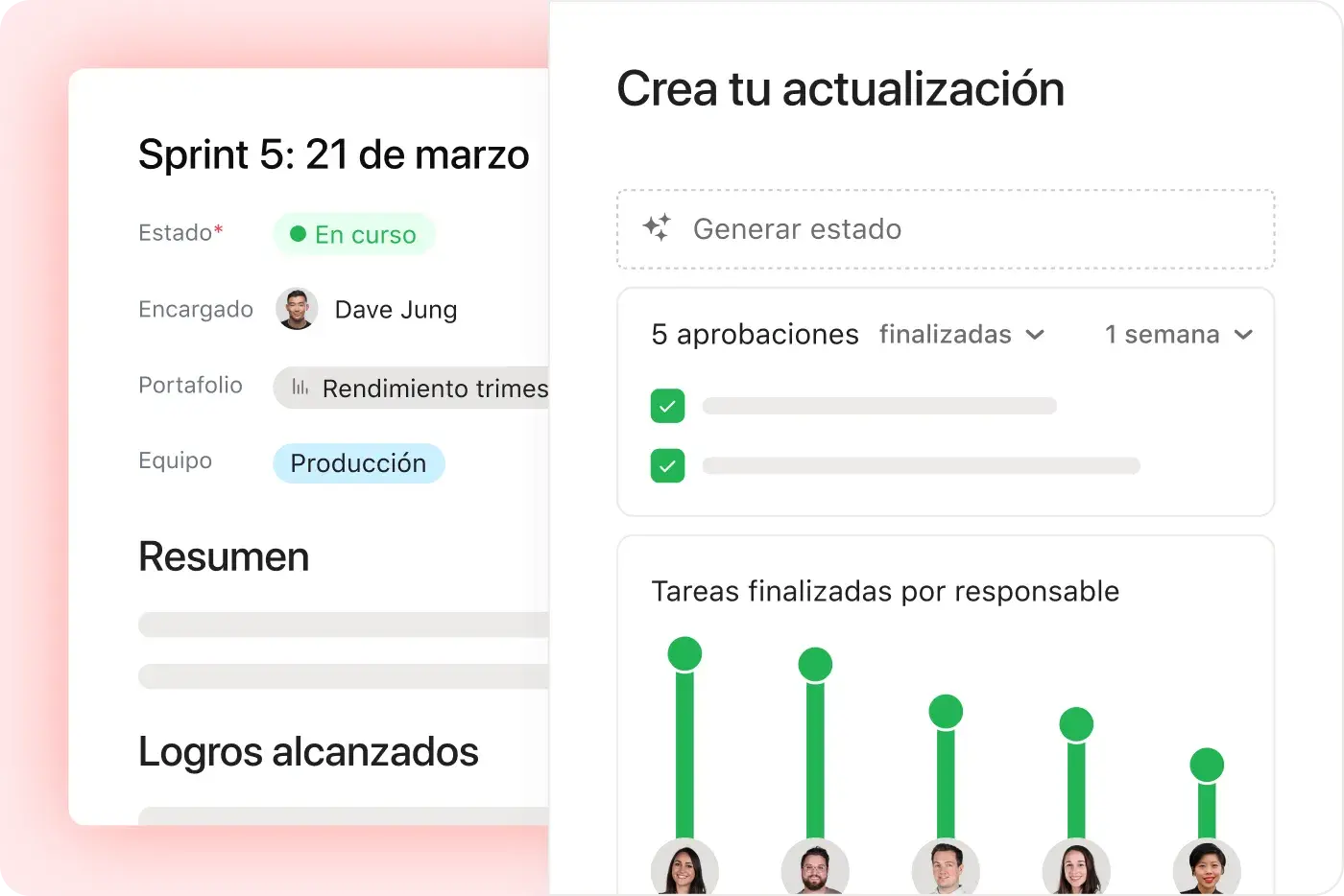Ícono Crea una actualización de estado