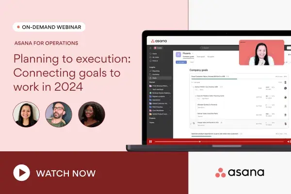 [Event Card] Planning to execution: Connecting goals to work in 2024