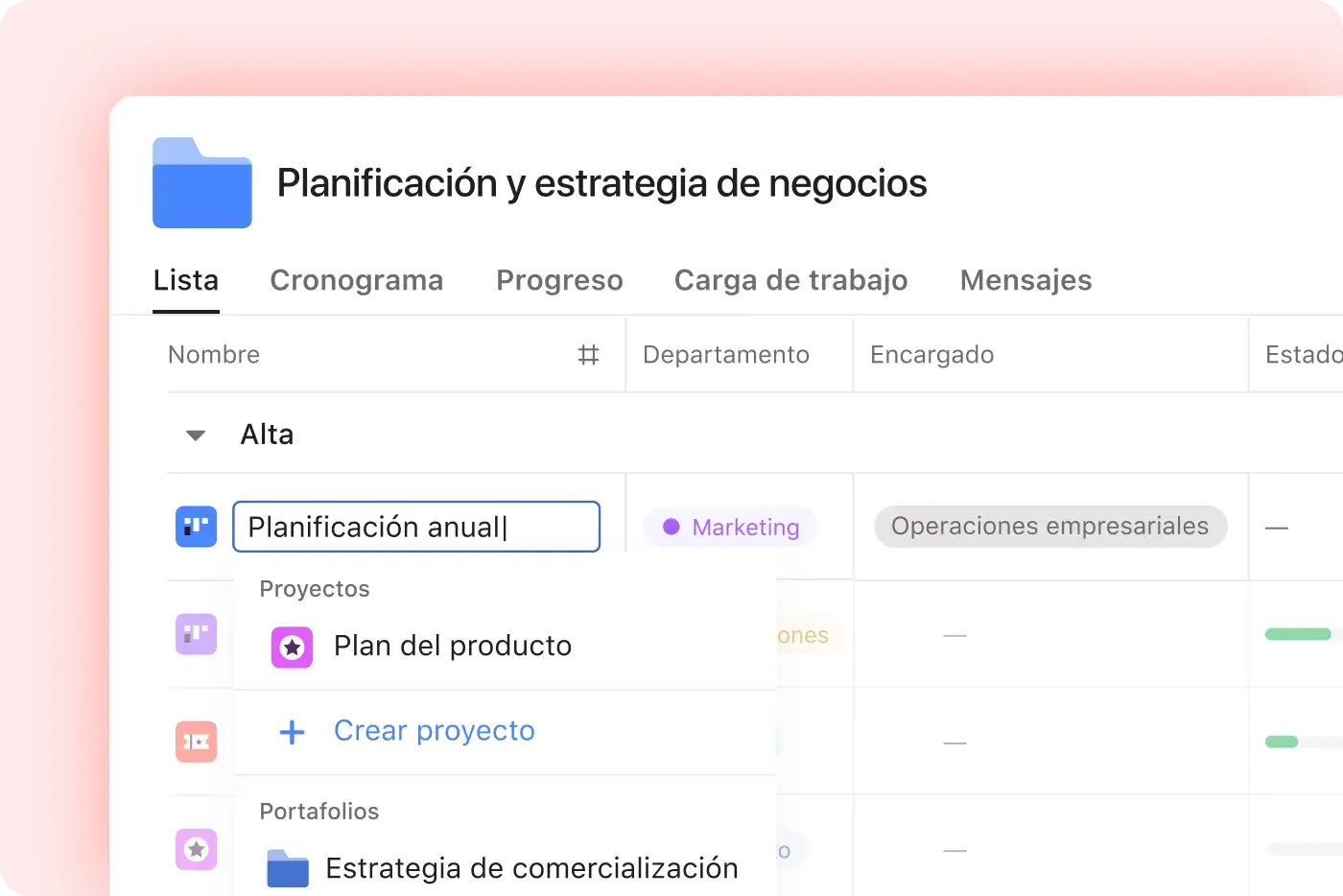 Ícono Crea un portafolio
