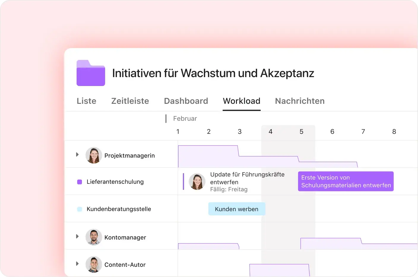 Klare Übersicht über Workloads – Symbol