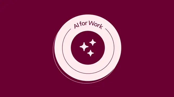 [Image] Earn the AI for Work Skill Badge