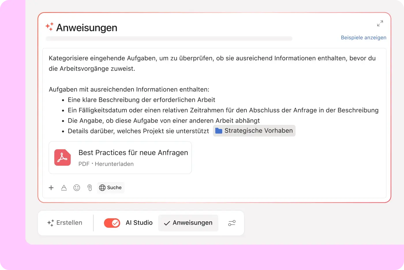 Asana AI Studio – Smarte Workflows mit KI gestalten • Asana