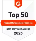 2023年 プロジェクトマネジメント製品トップ 50、Best Software Awards (最優秀ソフトウェア賞) アイコン