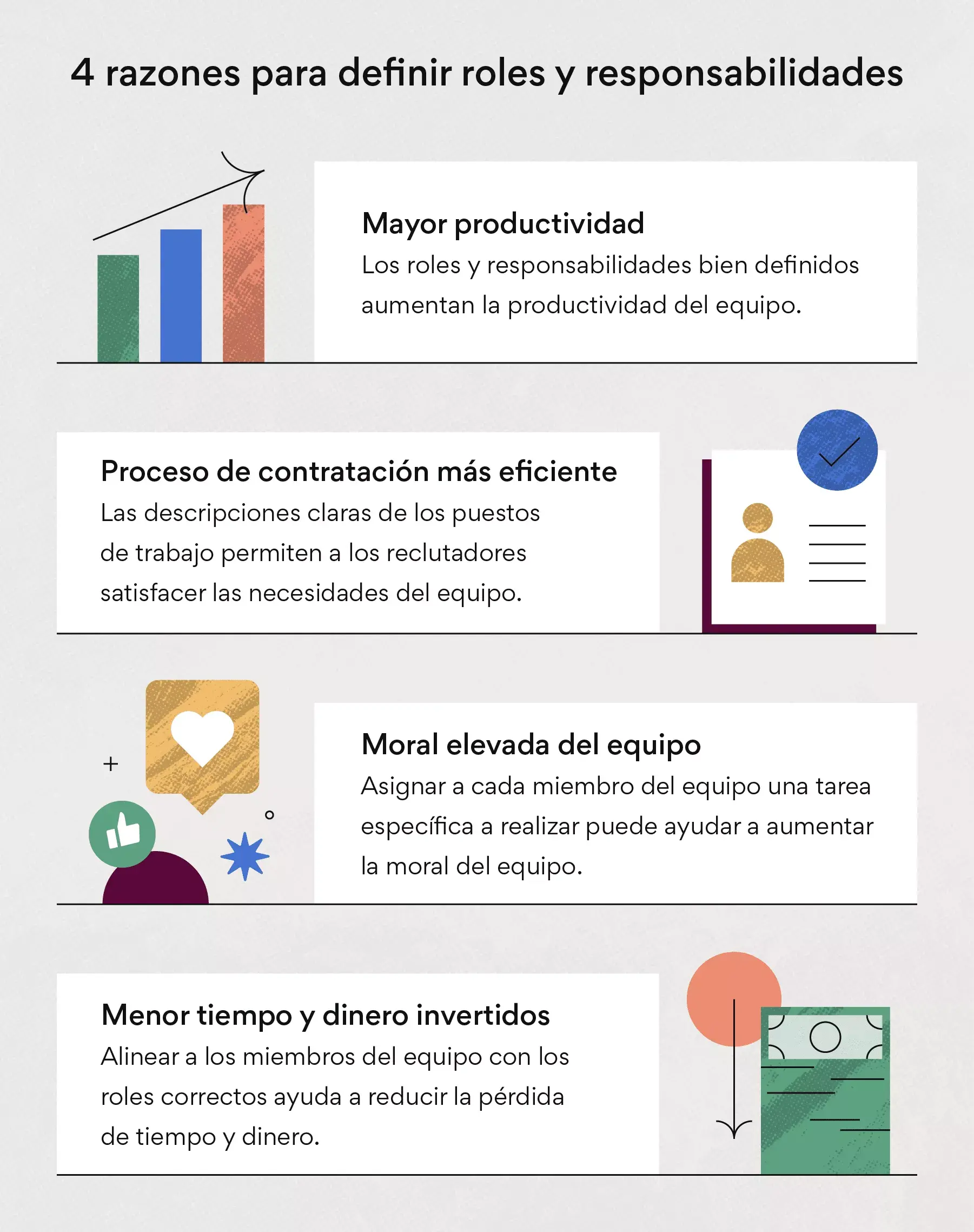 4 razones para definir roles y responsabilidades