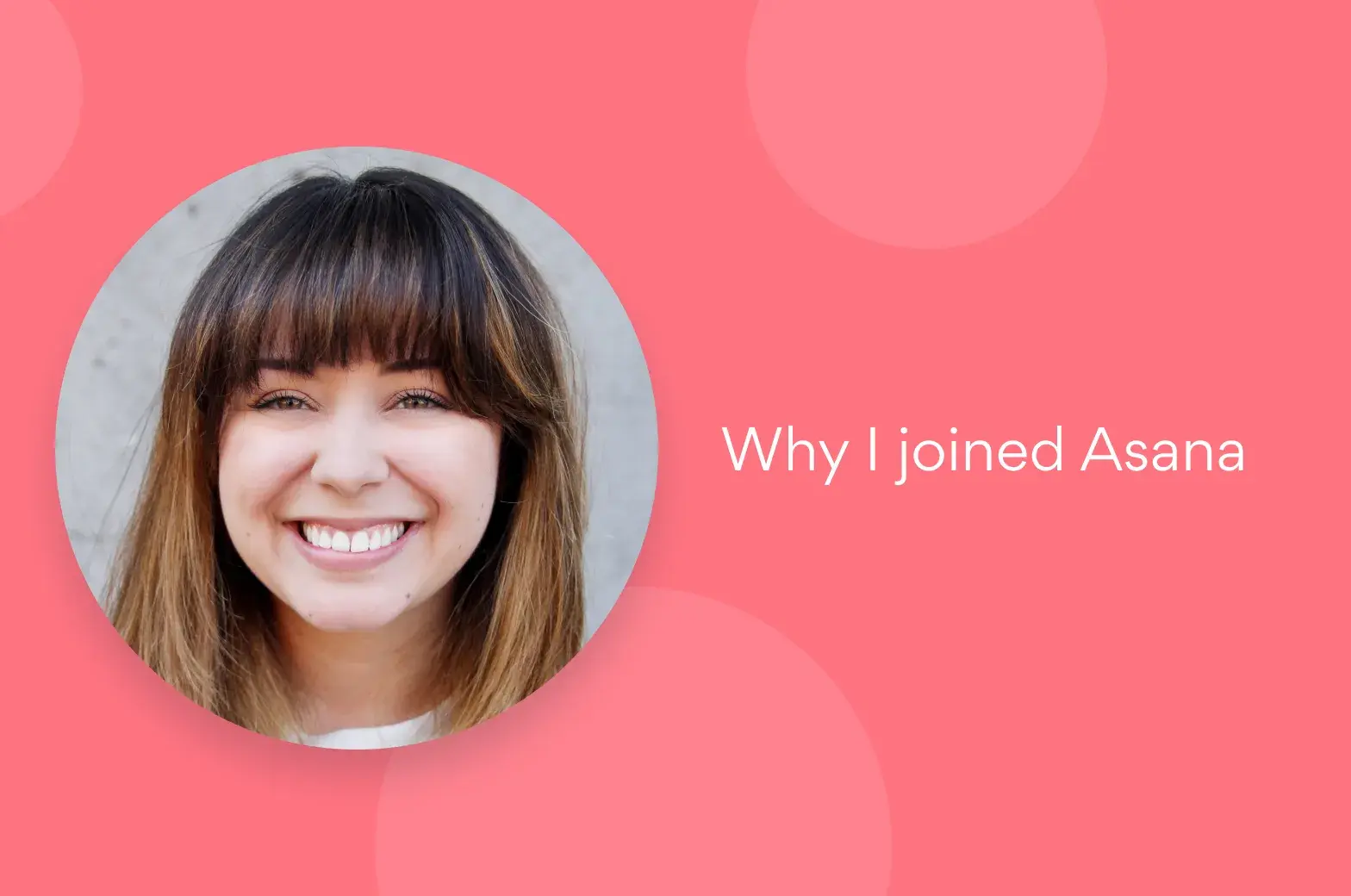 Why I joined Asana: Cristina Gavin headshot