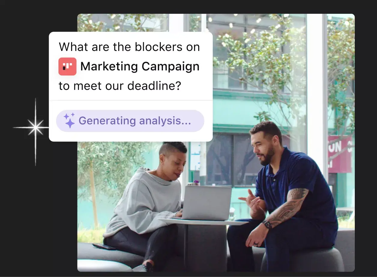 Asana AI identifies blockers to deadlines