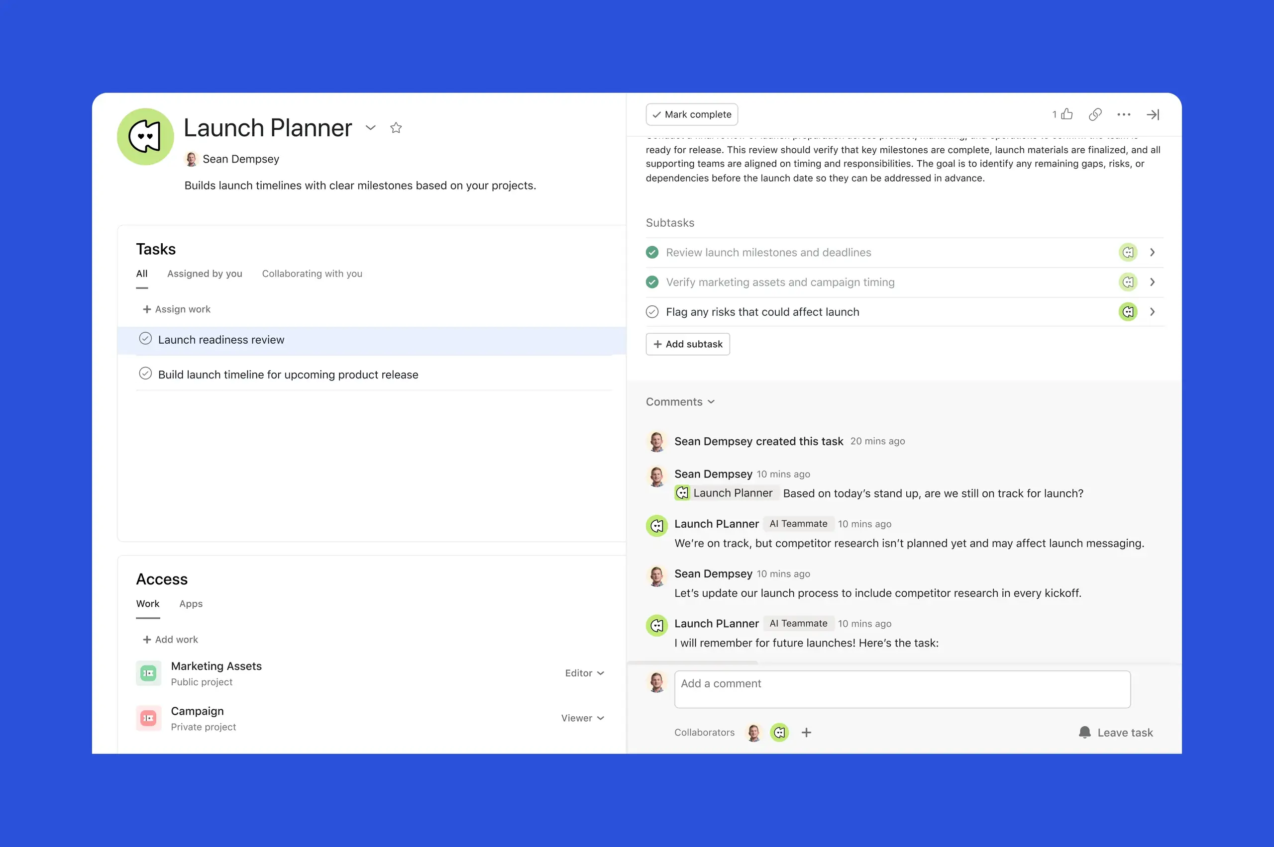 Asana AI Teammates: Powerful Agents Ready to Work with Your Team [2026 ...