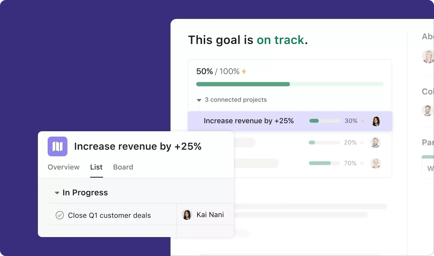 Set and track goals across your organisation