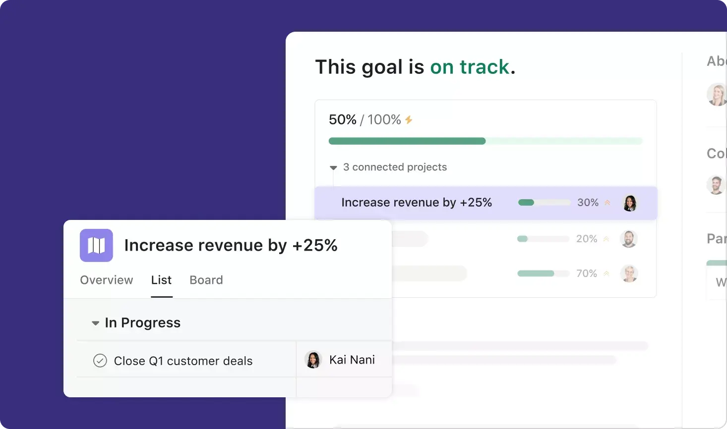 Set and track goals across your organization