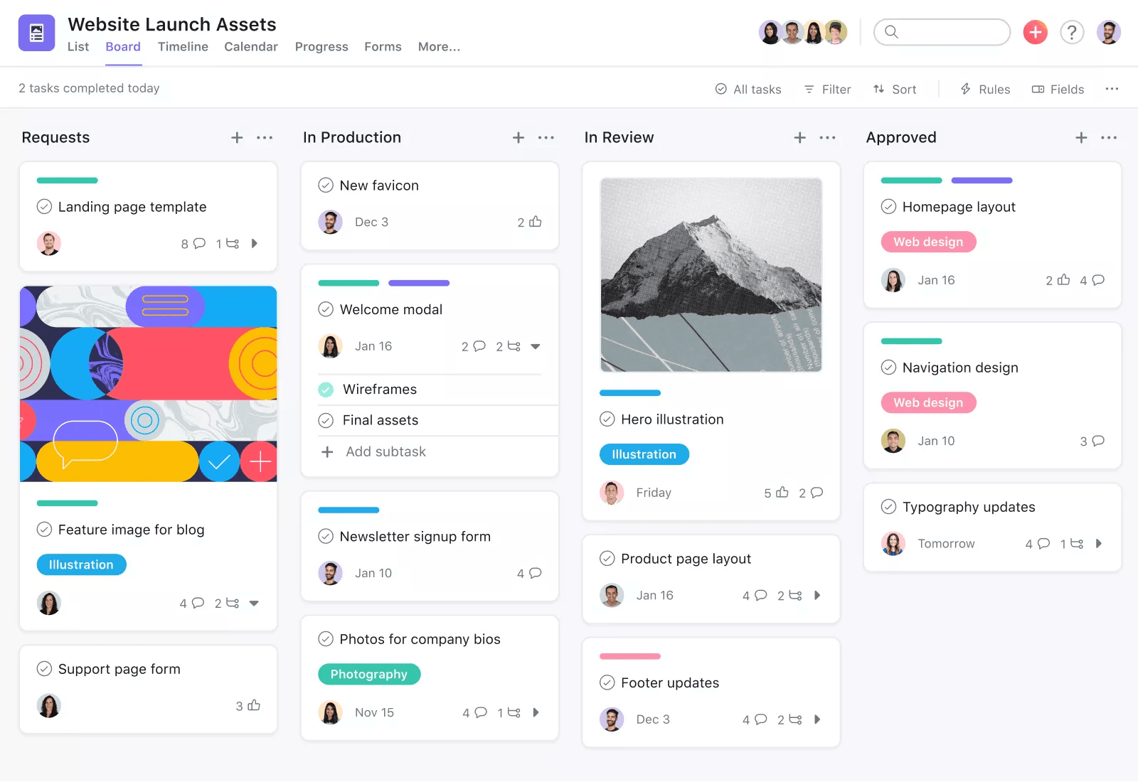 Asana is a Trello alternative